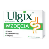 Ulgix Wzdęcia 80 mg 25 kapsułek miękkich