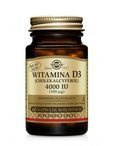 Solgar Witamina D3 naturalna 100 µg 4000 IU 60 kapsułek