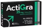 Actigra 25 mg 4 tabletki