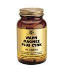 Solgar Wapń Magnez plus Cynk 100 tabletek