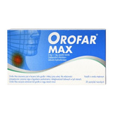 Orofar Max 20 pastylek do ssania o smaku miętowym