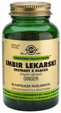 Solgar Imbir lekarski ekstrakt z kłącza imbiru 60 kapsułek 