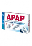 Apap 500 mg 12 tabletek
