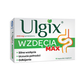 Ulgix Wzdęcia Max 240 mg 15 kapsułek miękkich