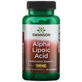 Swanson Kwas Alfa Liponowy 600 mg 60 kapsułek 