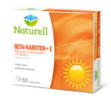 Naturell Beta-karoten + witamina E 60 tabletek
