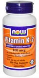 Now Foods Vitamin K-2 100 mcg witamina K 100 kapsułek