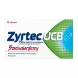 Zyrtec UCB 10 mg 10 tabletek